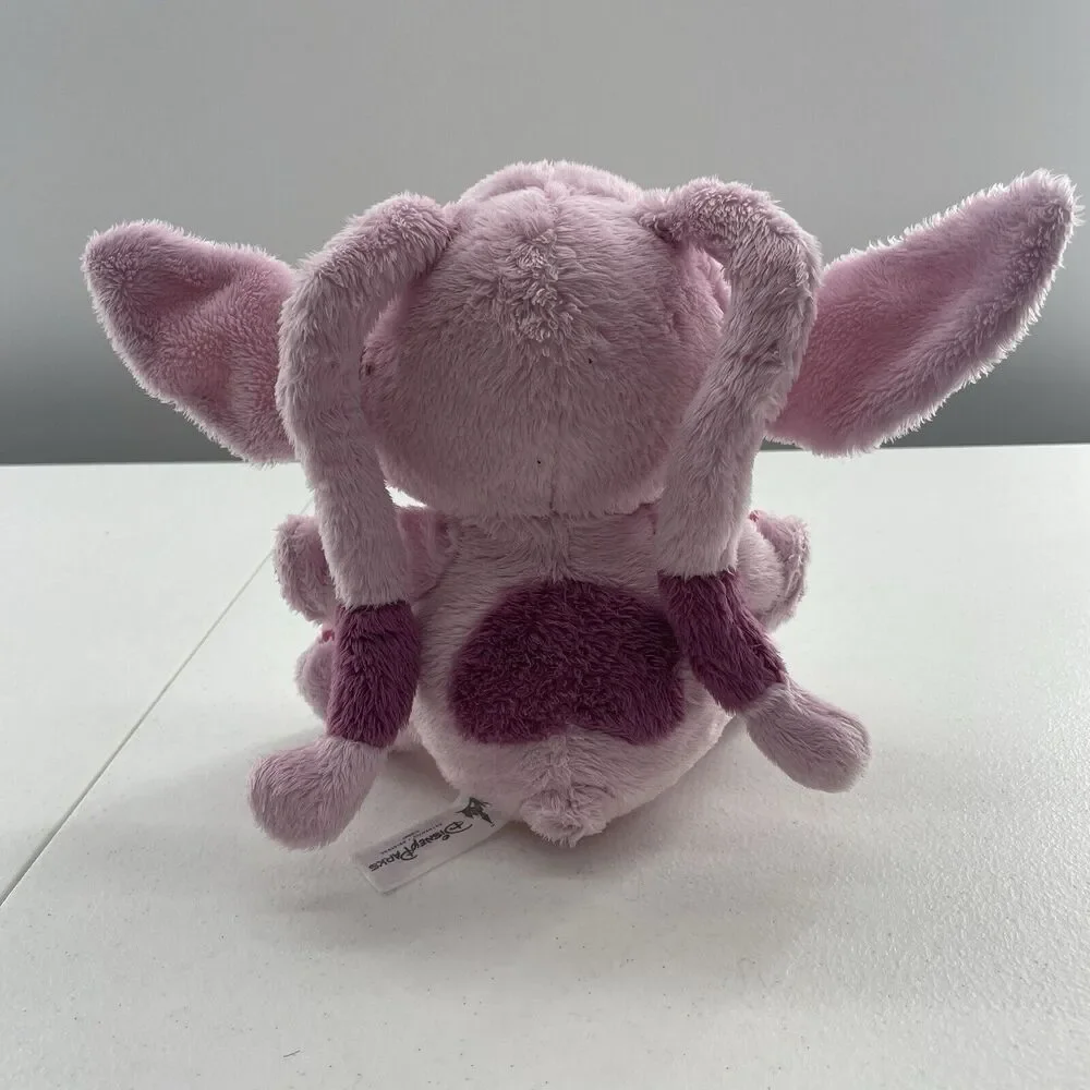 Disney Parks Lilo &‎ Stitch Angel Plush 8in Disneyland Walt Disney World Pink